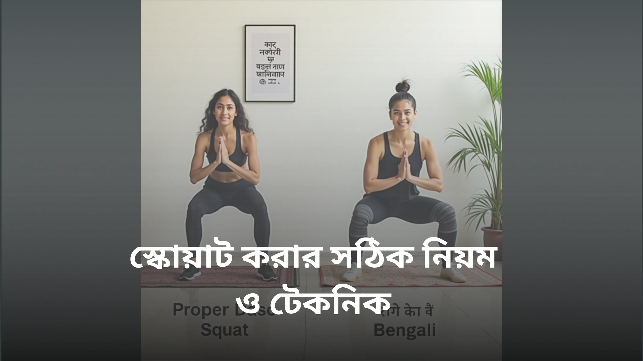 Squats exercise Proper Form and Technique