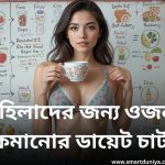 মহিলাদের জন্য ওজন কমানোর ডায়েট চার্ট