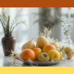 fruits in a table