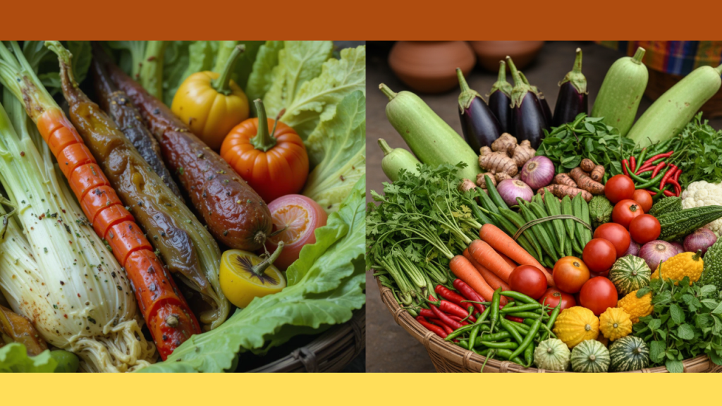 indian colourful vegetables