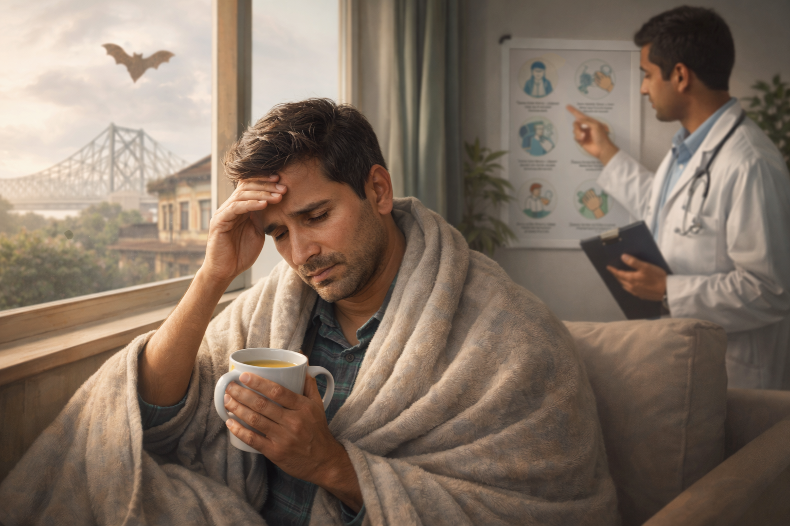 nipah virus in kolkata symptoms