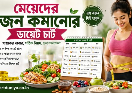 মেয়েদের ওজন কমানোর ডায়েট চার্ট