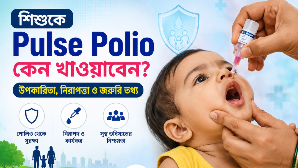 শিশুকে Pulse Polio কেন খাওয়াবেন? প্রতিটি অভিভাবকের জানা জরুরি তথ্য