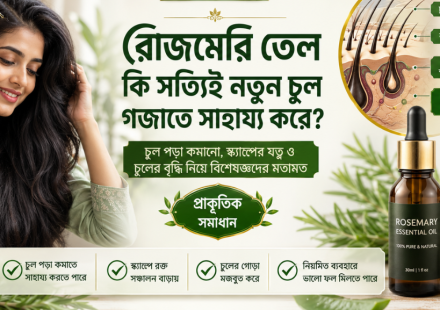 Rosemary Oil: চুল পড়া কমাতে ও Hair Growth বাড়াতে কতটা কার্যকর?