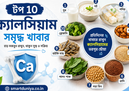 ক্যালসিয়াম সমৃদ্ধ শীর্ষ ১০টি খাবার শক্ত হাড় ও সুস্থ শরীরের জন্য কী খাবেন