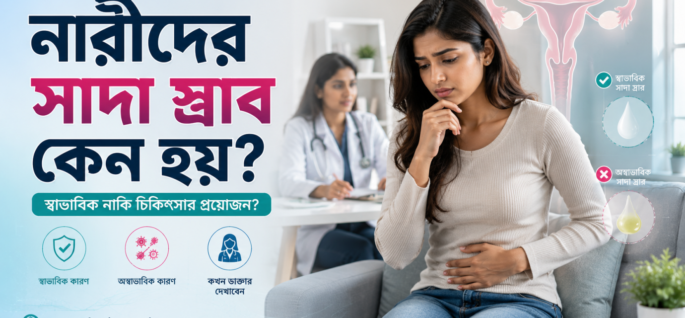 নারীদের সাদা স্রাব কেন হয়?