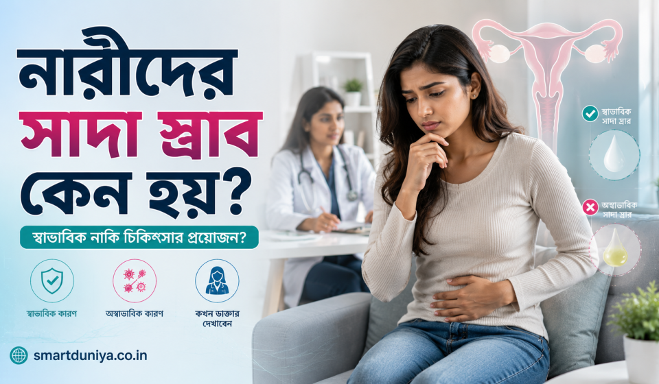 নারীদের সাদা স্রাব কেন হয়?